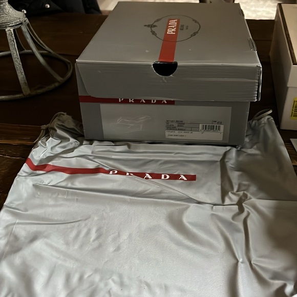 Prada Vernice Ribbon Sandal 37 - Picture 4 of 7